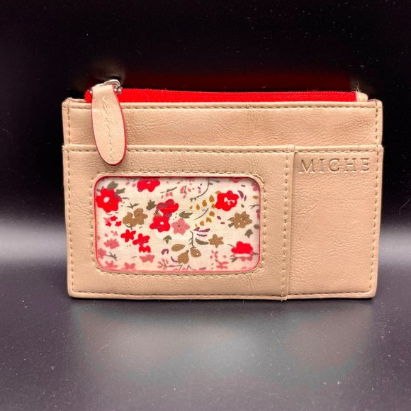 Miche Colton Wallter Cantalope (NWOT) and Mini Flat Wallet Tan Set  (Used)‎ - Picture 5 of 7